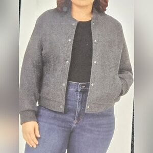 Well Worn Vasity Jacket Gray